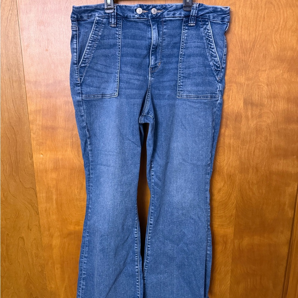 American Eagle Outfitters high rise flare Jeans